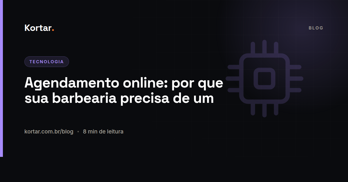 Agendamento online: por que sua barbearia precisa de um