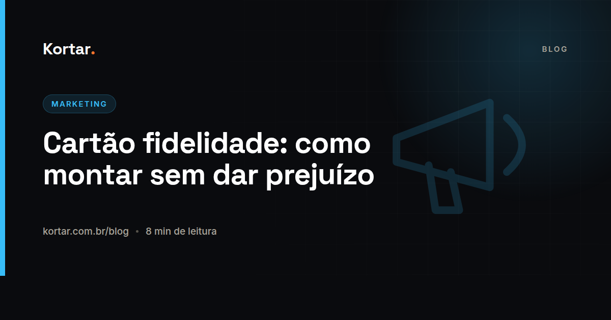 Cartão fidelidade: como montar sem dar prejuízo
