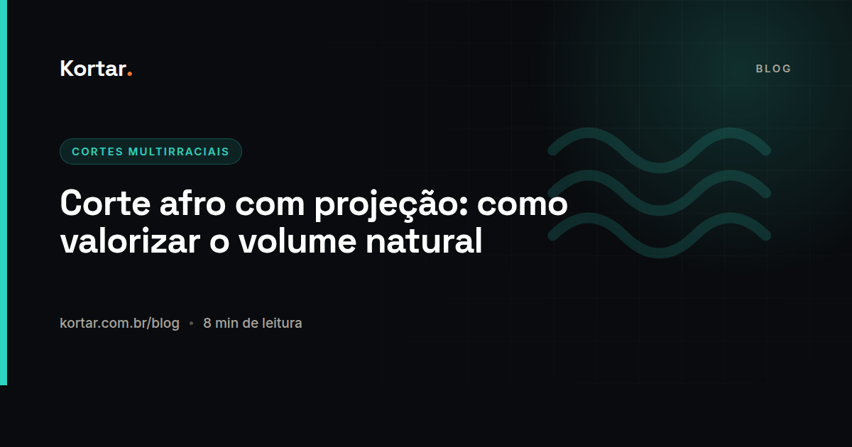 Corte afro com projeção: como valorizar o volume natural