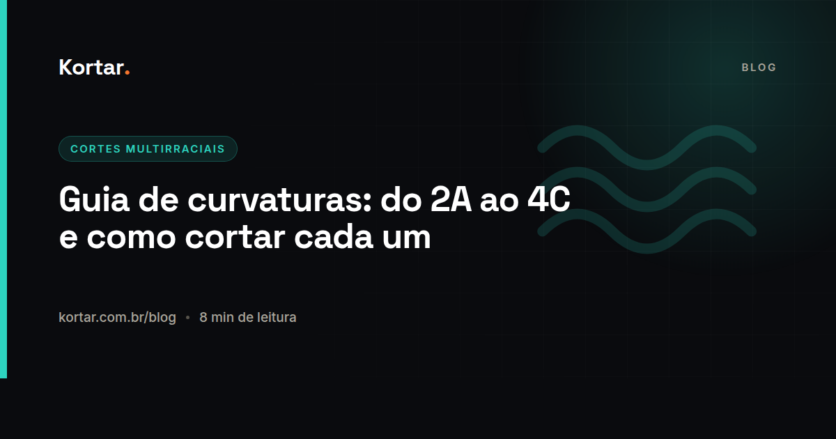 Guia de curvaturas: do 2A ao 4C e como cortar cada um