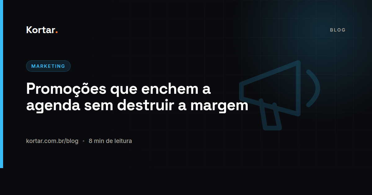 Promoções que enchem a agenda sem destruir a margem