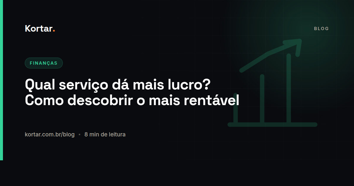 Qual serviço dá mais lucro? Como descobrir o mais rentável